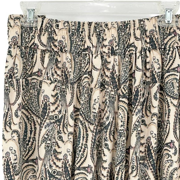 ANTHROPOLOGIE Printed Harem Pants Paisley Crepe - Picture 5 of 9